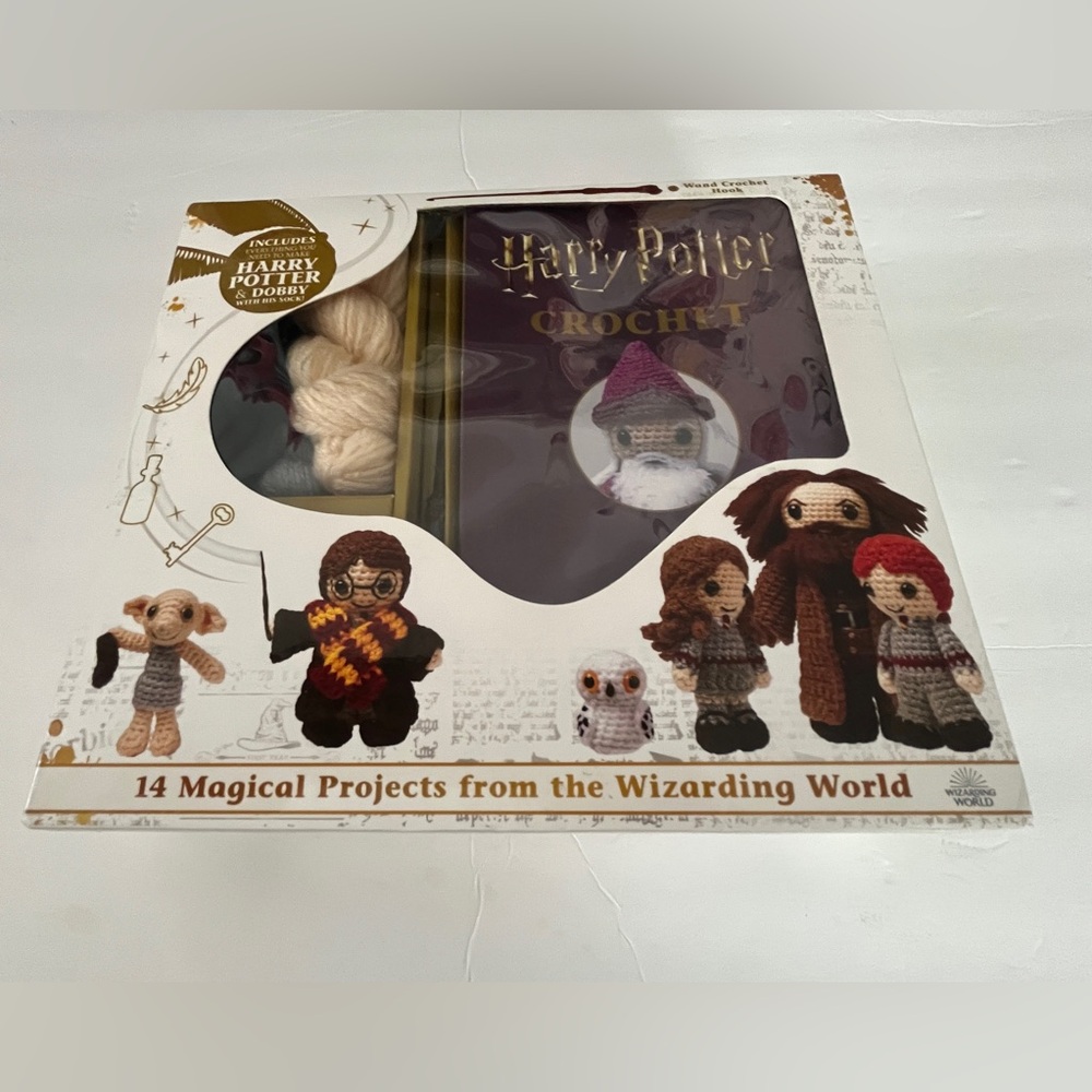 Harry Potter Crochet Kit Wizarding World Make Harry Potter And Dobby 14 Projects